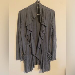 Women’s Cotton Cardigan with Ruffle Details size Small